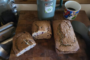 huckleberry toasted walnut banana bread