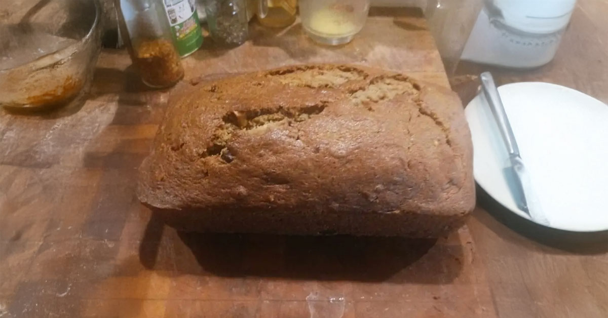 Toasted Walnut Banana Bread